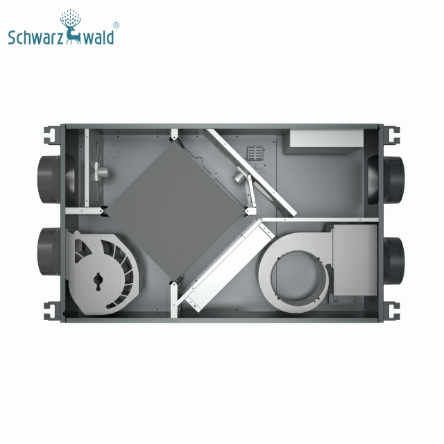 熱回収コアを備えた炭素HEPA換気システム