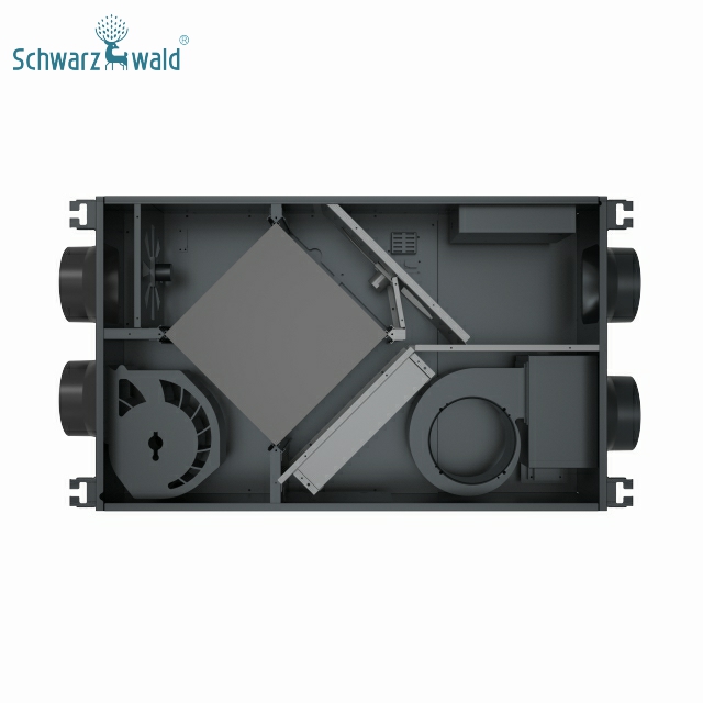 熱回収コアを備えた炭素HEPA換気システム